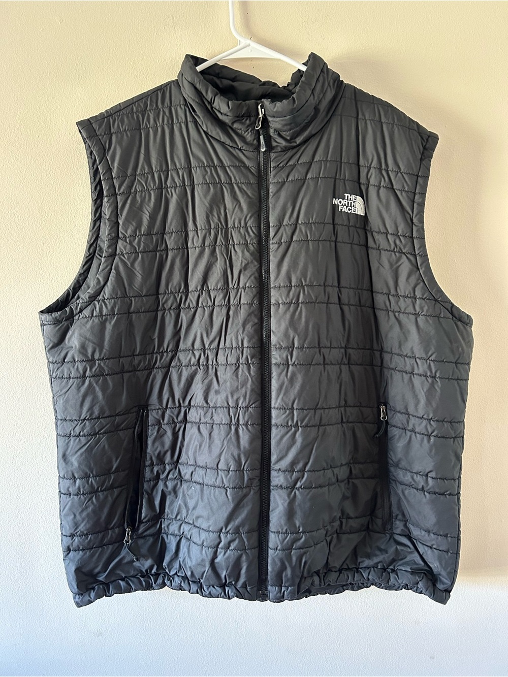 The North Face Men's Gray Quilted Packable Vest
